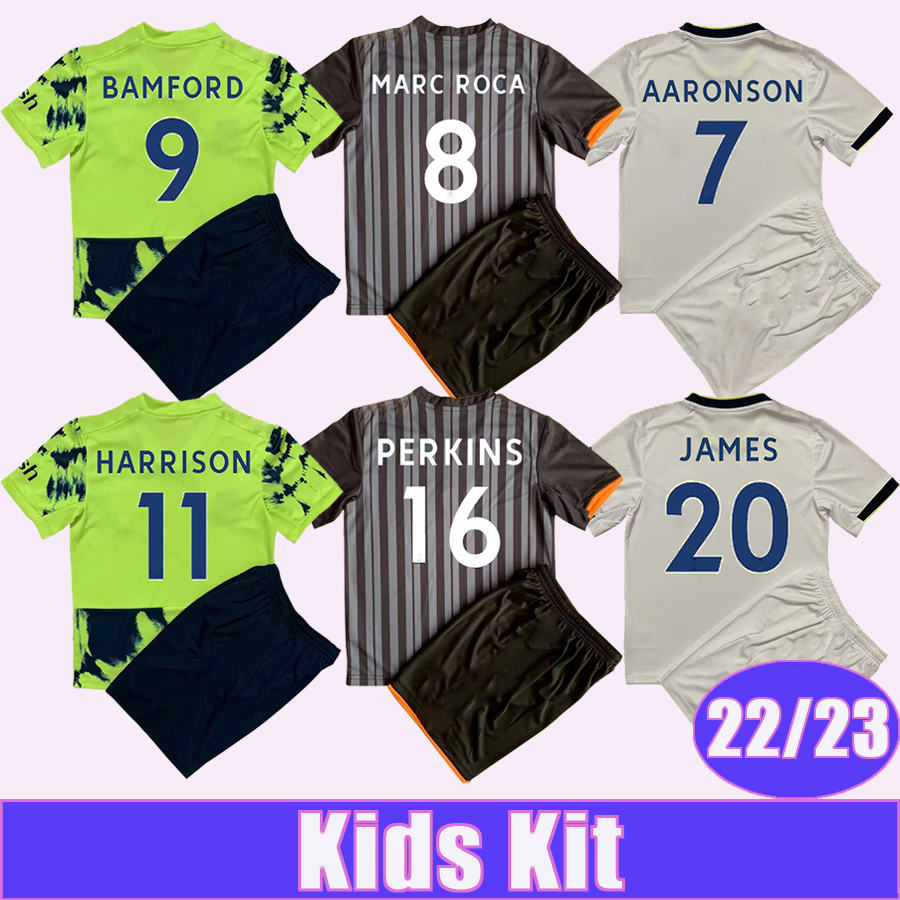 22 23 ADAMS JAMES Kids kit Soccer Jerseys BAMFORD HARRISON LLORENTE R. RODRIGO M. SINISTERRA SUMMERVILLE COOPER Home Away 3rd Football Shirts, Tz11300 22 23 away no socks
22 23 ADAMS JAMES Kids kit Soccer Jerseys BAMFORD HARRISON LLORENTE R. RODRIGO M. SINISTERRA SUMMERVILLE COOPER Home Away 3rd Football Shirts, Tz11300 22 23 away no socks