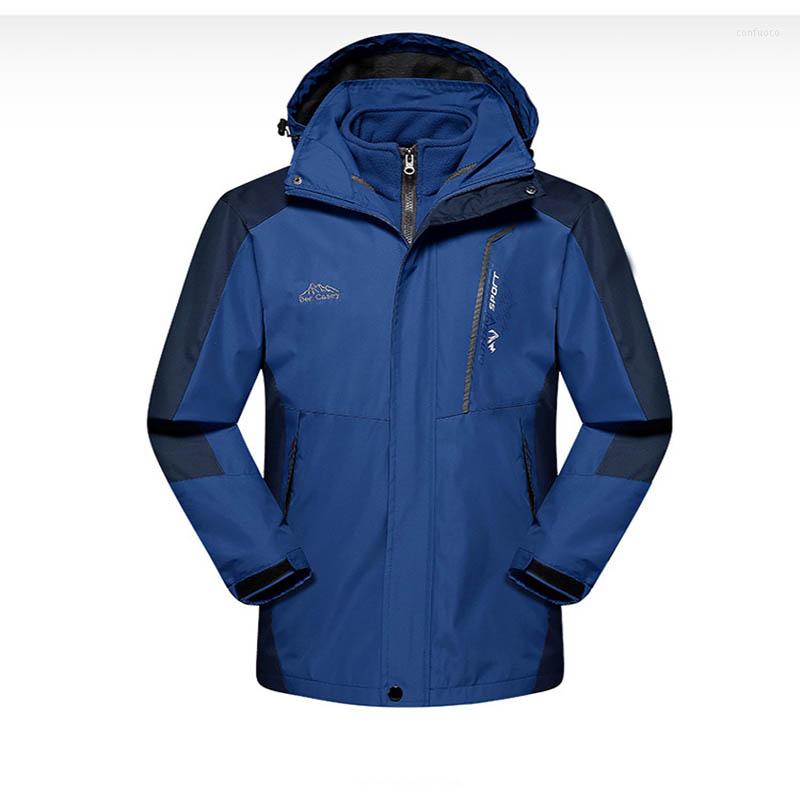 Outdoor Jackets Autumn And Winter 2022 Stormsuit Men's Women's Three In One Or Two Thickened Windproof Waterproof Couple Climbing Su, Man2