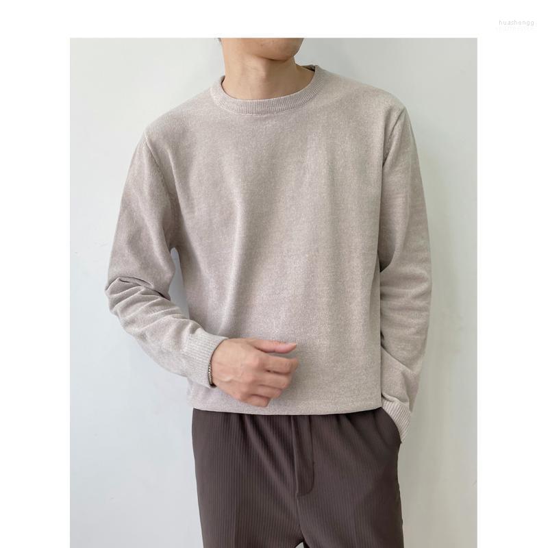 Men's Sweaters Men's Fall 2022 Round Neck Sweater Pullover Solid Color Long Sleeves, White
Men's Sweaters Men's Fall 2022 Round Neck Sweater Pullover Solid Color Long Sleeves, White