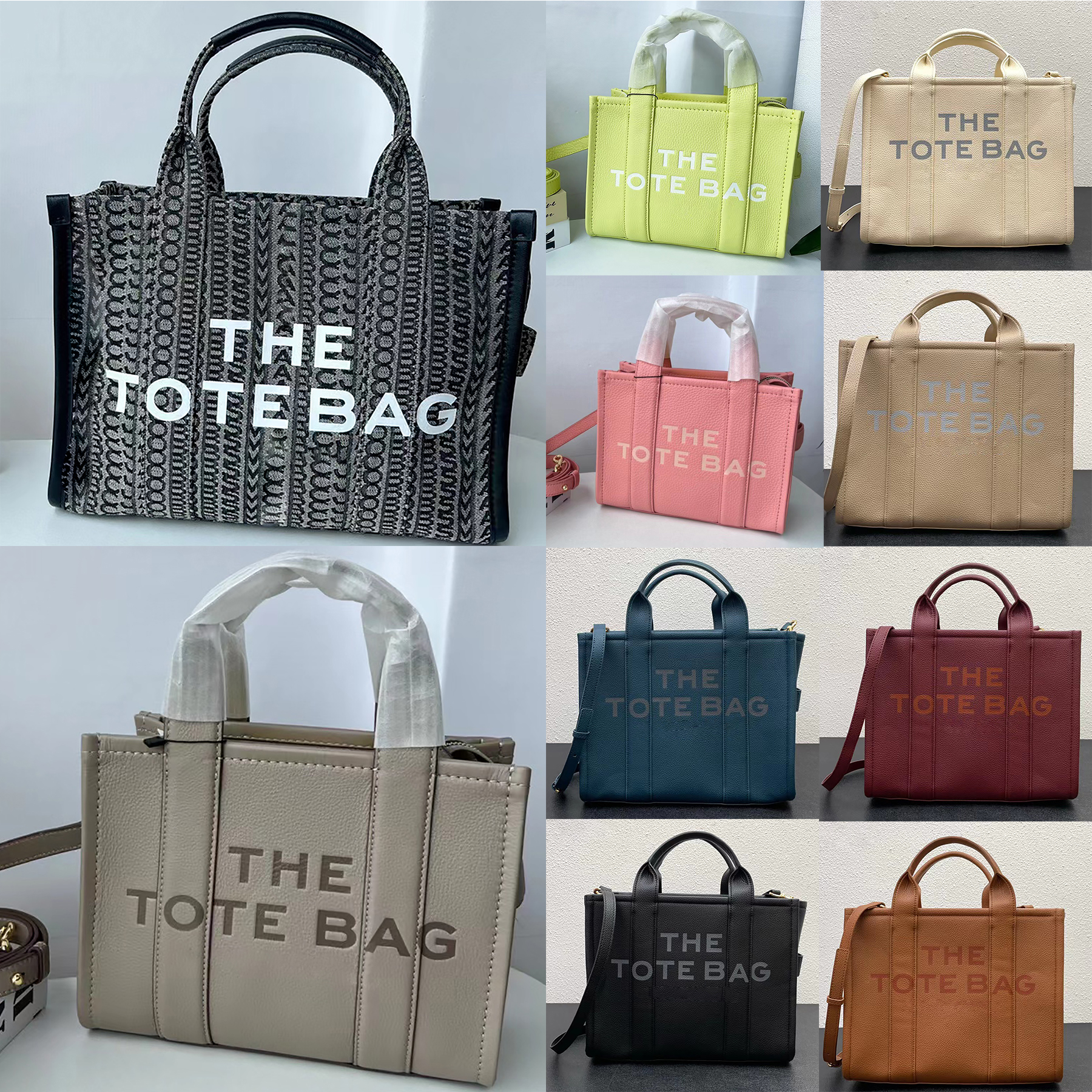 

23sthe Colorblock Small Tote Bag Crossbody Webbing Strap Hanbags Cotton Canvas Zip Closure Handle Luxury Designer Purses Women Black Tan Marc, Customize