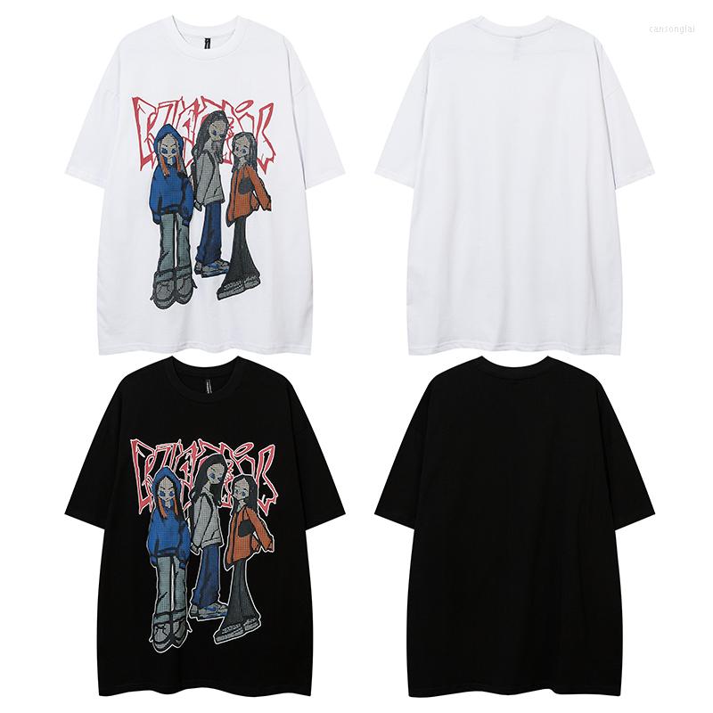 Men's T Shirts Cartoon People Summer Top Tees Mens Short Sleeve Cotton Oversized Loose Tshirts Streetwear Hip Hop Japanese Retro Spliced, Black
Men's T Shirts Cartoon People Summer Top Tees Mens Short Sleeve Cotton Oversized Loose Tshirts Streetwear Hip Hop Japanese Retro Spliced, Black