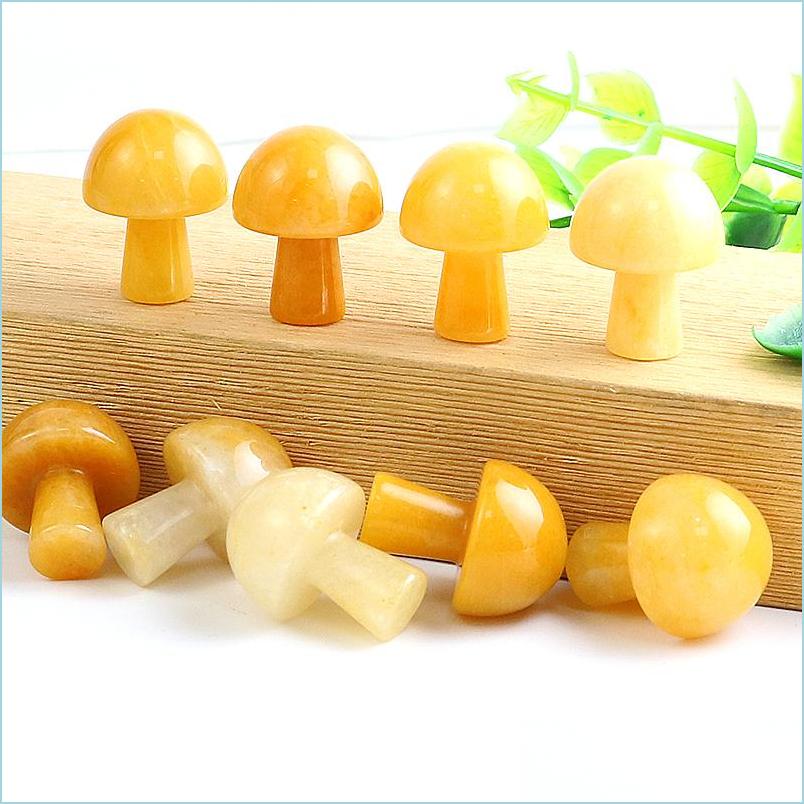 Stone 20Mm Yellow Aventurine Mini Mushroom Plant Statue Natural Stone Carving Home Decoration Crystal Polishing Gem Drop Delivery 202 Dhgr9
Stone 20Mm Yellow Aventurine Mini Mushroom Plant Statue Natural Stone Carving Home Decoration Crystal Polishing Gem Drop Delivery 202 Dhgr9