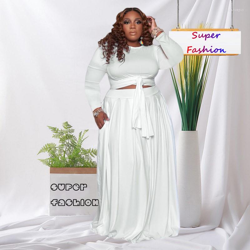 Tracksuits -5XL Fall 2022 Plus Size Women Clothing Skirt Two Piece Sets O Neck Long Sleeve Casual Bandage Lady Outfits Drop, Black
Tracksuits -5XL Fall 2022 Plus Size Women Clothing Skirt Two Piece Sets O Neck Long Sleeve Casual Bandage Lady Outfits Drop, Black