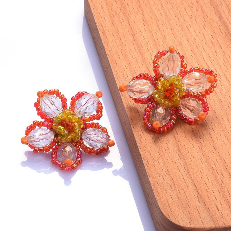 Dangle Earrings Fashion Acrylic Seeds Beaded Handmade Weave Flowers Women Korean DIY Jewelry Ethnic Girls Bohemian Statement
Dangle Earrings Fashion Acrylic Seeds Beaded Handmade Weave Flowers Women Korean DIY Jewelry Ethnic Girls Bohemian Statement