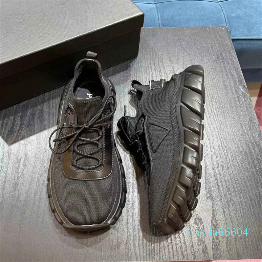 Sport-stylish Knit Fabric Men Sneakers Shoes Embossed Rubber Triangle Runner Trainers White Black Mesh Breath Leather Casual Walking EU38-46
Sport-stylish Knit Fabric Men Sneakers Shoes Embossed Rubber Triangle Runner Trainers White Black Mesh Breath Leather Casual Walking EU38-46