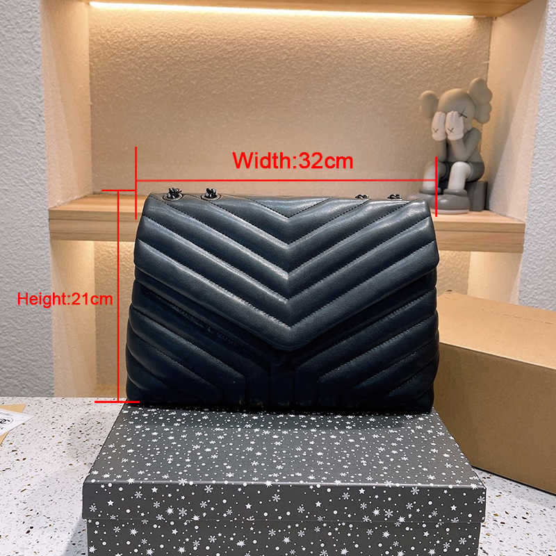 Evening Bags Loulou Shoulder Bag woc chain Designer Handbags quilted flap black Flip cover wallet purse With dust bag 02, Black silver chain
Evening Bags Loulou Shoulder Bag woc chain Designer Handbags quilted flap black Flip cover wallet purse With dust bag 02, Black silver chain