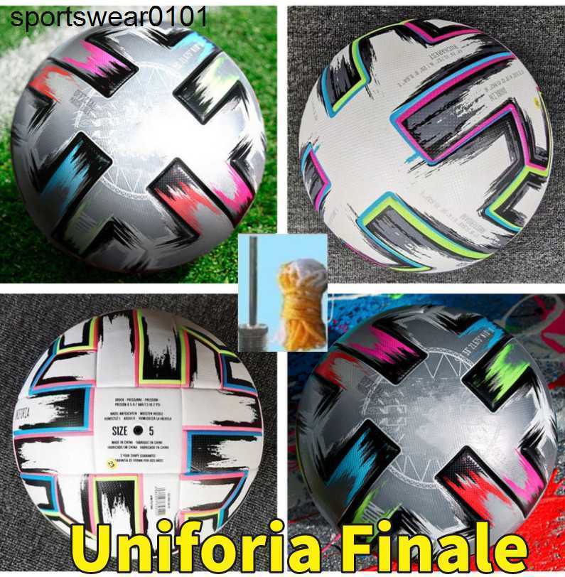 Top quality 20 Euro Cup size 5 Soccer ball 2021 European Uniforia Finale Final KYIV PU granules slip-resistant football high grade seamless
Top quality 20 Euro Cup size 5 Soccer ball 2021 European Uniforia Finale Final KYIV PU granules slip-resistant football high grade seamless