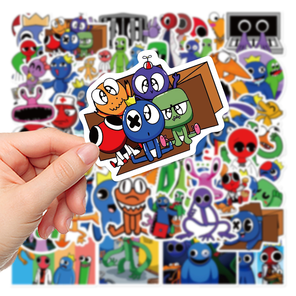 50PCS/Pack Mixed Skateboard Stickers Rainbow Friends For Car Laptop IPad Bicycle Motorcycle Helmet PS4 Phone DIY Decals Pvc Guitar Sticker, Multi colors
50PCS/Pack Mixed Skateboard Stickers Rainbow Friends For Car Laptop IPad Bicycle Motorcycle Helmet PS4 Phone DIY Decals Pvc Guitar Sticker, Multi colors