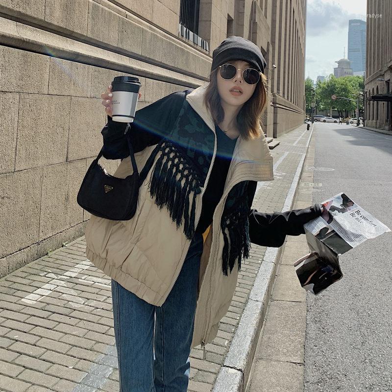 Women's Vests Autumn Winter Down Cotton Vest Women Mid-Length Stand Up Collar Fringed Waistcoat Large Size Loose Jacket Trend Streetwear, Black
Women's Vests Autumn Winter Down Cotton Vest Women Mid-Length Stand Up Collar Fringed Waistcoat Large Size Loose Jacket Trend Streetwear, Black