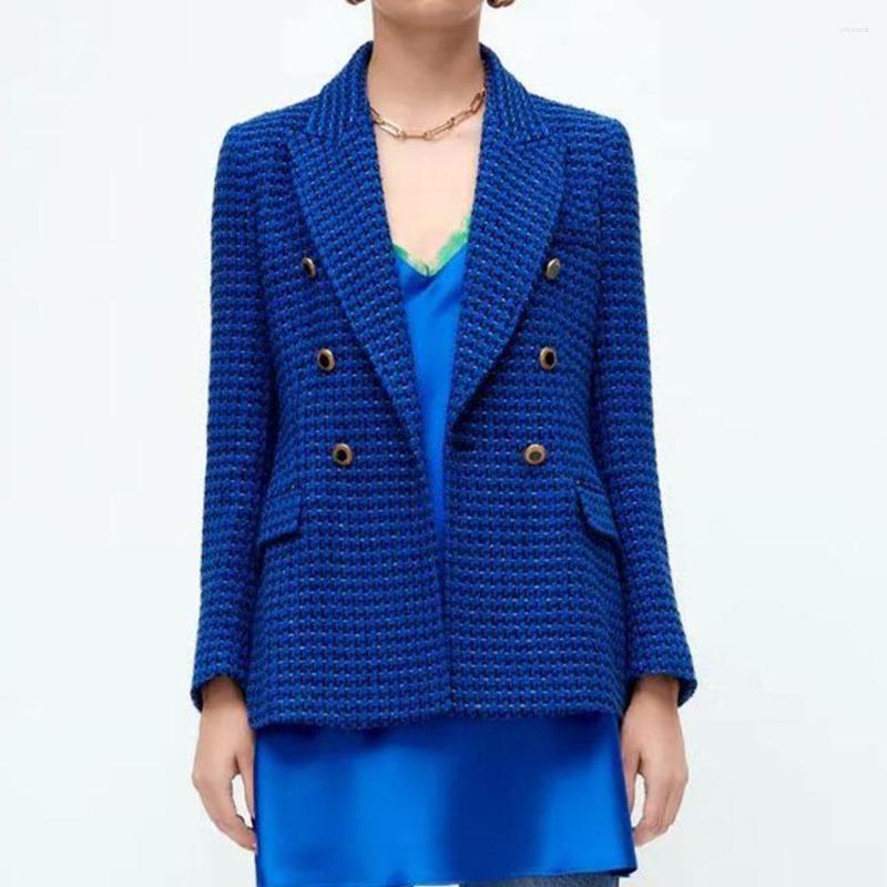 Women's Suits Blue Color Women Office Work Blazers Jackets Double Button Full Sleeves Elegant Lady Fall Coat Clothes One Piece
Women's Suits Blue Color Women Office Work Blazers Jackets Double Button Full Sleeves Elegant Lady Fall Coat Clothes One Piece