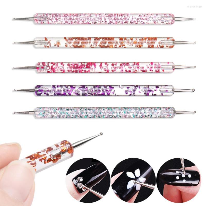 Nail Art Kits 5Pcs Set Dotting Pen Acrylic UV Gel Painting Professional Handle Rhinestone Crystal 2 Way Brush Beauty Tool Kit
Nail Art Kits 5Pcs Set Dotting Pen Acrylic UV Gel Painting Professional Handle Rhinestone Crystal 2 Way Brush Beauty Tool Kit