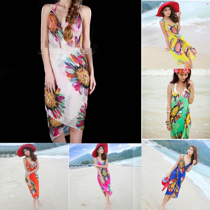 Women's Swimwear Big Sale Bohemian Women Summer Beach Dress Bikini Cover-ups Swim Wear Cover Up Sexy Deep V-Neck Robe, Rose red 
Women's Swimwear Big Sale Bohemian Women Summer Beach Dress Bikini Cover-ups Swim Wear Cover Up Sexy Deep V-Neck Robe, Rose red