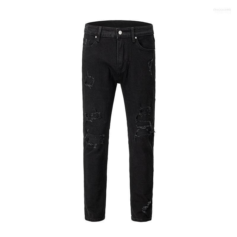 Men's Jeans Men's Male Personality High Street Style Holes Patch Black All-match Slim-fit Denim Pants Trousers
Men's Jeans Men's Male Personality High Street Style Holes Patch Black All-match Slim-fit Denim Pants Trousers