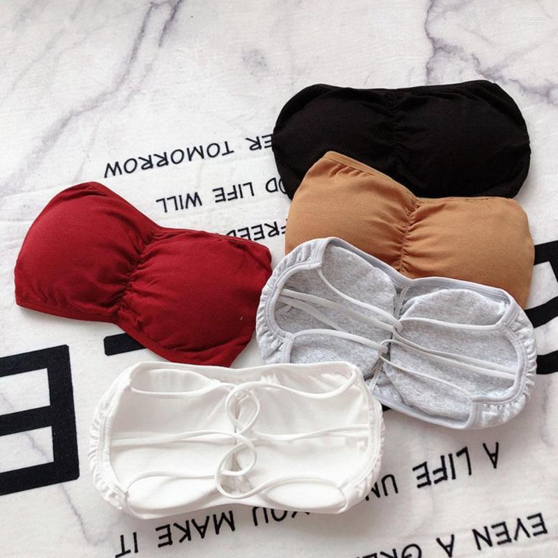 Bustiers & Corsets Cross Beautiful Back Strapless Wireless Bralet Bra Wrap Chest Base Anti-glare Sports Solid Color One Word Round Tube Top, Khaki
Bustiers & Corsets Cross Beautiful Back Strapless Wireless Bralet Bra Wrap Chest Base Anti-glare Sports Solid Color One Word Round Tube Top, Khaki