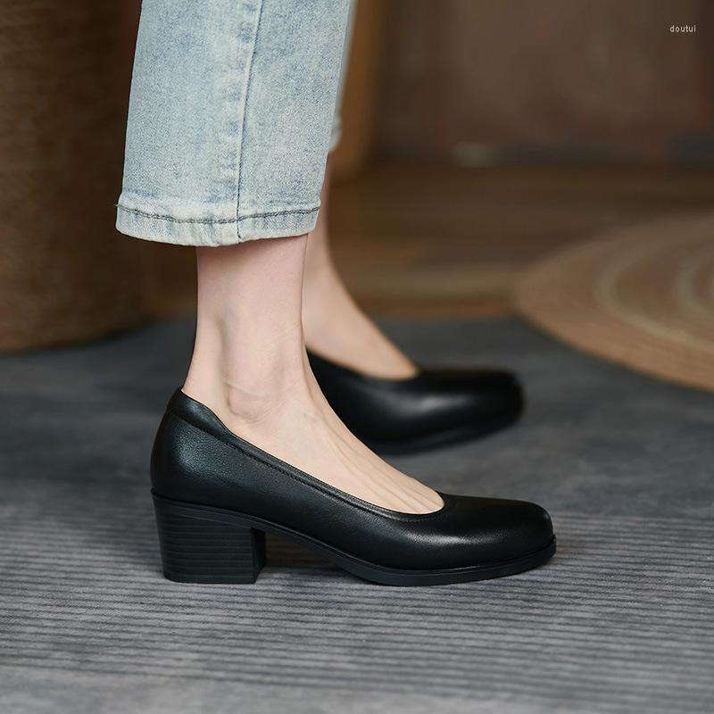 Dress Shoes Black Thick Heel Round Head Single Stewardess Low Soled Professional Formal Leather Heels Women's, Black 3.5cm
Dress Shoes Black Thick Heel Round Head Single Stewardess Low Soled Professional Formal Leather Heels Women's, Black 3.5cm