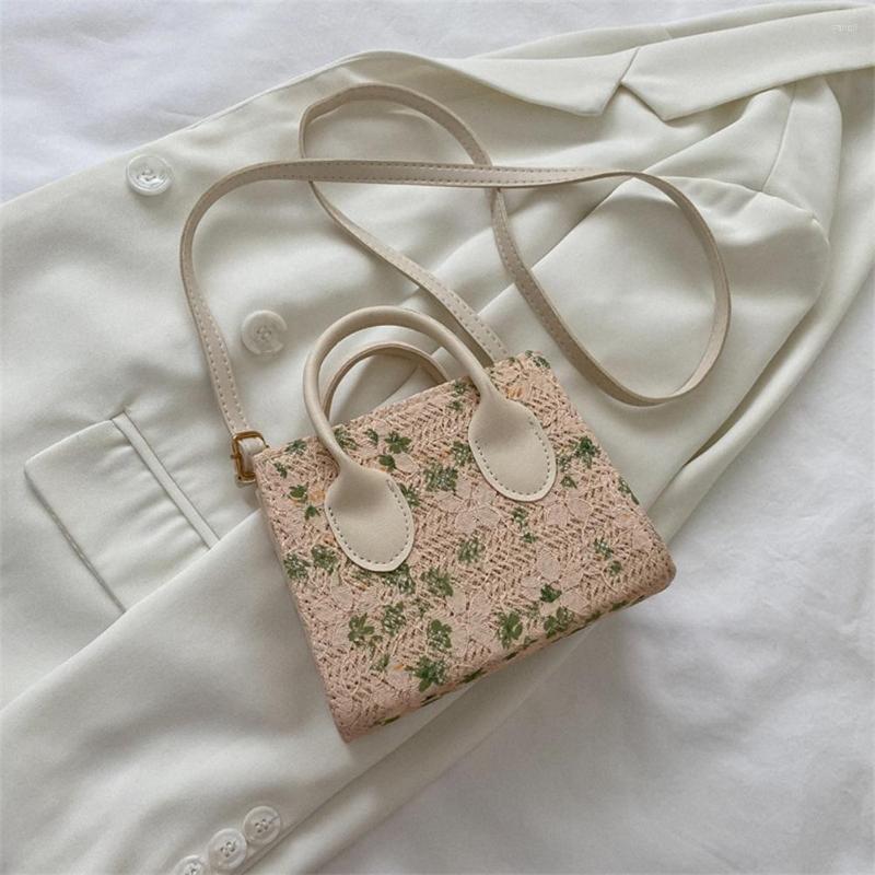 Evening Bags Women Fashion Shoulder Bag Straw Flower Print Canvas Small Purse Messenger Daily Shopping Female, Khaki
Evening Bags Women Fashion Shoulder Bag Straw Flower Print Canvas Small Purse Messenger Daily Shopping Female, Khaki