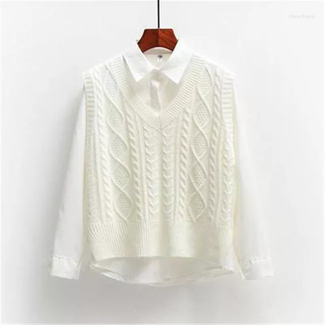 Women's Vests Jacket Blazer VestWomen Solid Short Loose Trendy Korean Style Sleeveless Knitted V-Neck All-match Female Coats Simple Leis, White
Women's Vests Jacket Blazer VestWomen Solid Short Loose Trendy Korean Style Sleeveless Knitted V-Neck All-match Female Coats Simple Leis, White