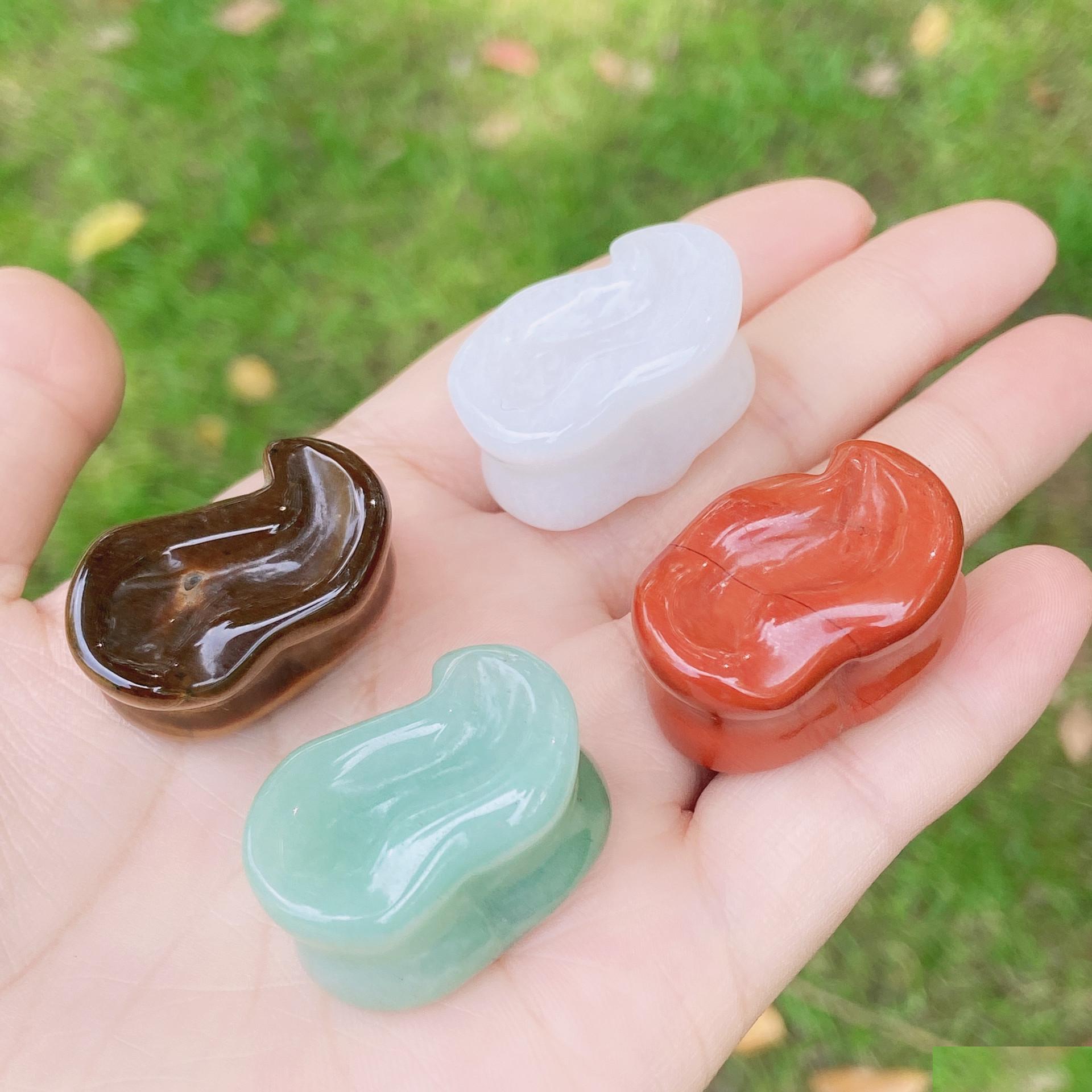 Stone Natural Crystal Stone Cloud Statue Carving Rose Quartz Handmade Crafts Mini Figurine Reiki Gem Gift Home Ornaments 1.5Inch Drop Dhb6L
Stone Natural Crystal Stone Cloud Statue Carving Rose Quartz Handmade Crafts Mini Figurine Reiki Gem Gift Home Ornaments 1.5Inch Drop Dhb6L