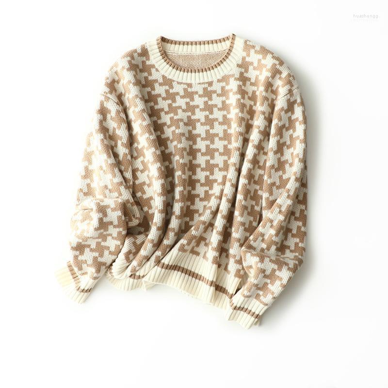 Women's Sweaters Women's Shuchan Thick Women Winter Sweater Clothes Pullover England Style Cashmere O-Neck Geometric Loose-fitting, Black
Women's Sweaters Women's Shuchan Thick Women Winter Sweater Clothes Pullover England Style Cashmere O-Neck Geometric Loose-fitting, Black
