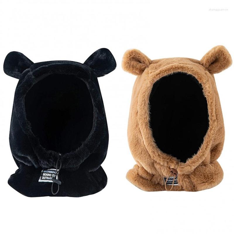 Berets Plush Ear Balaclava Cute Bear Hat Bib With Drawstring Adjustable Gift For Xmas Year Thanksgiving Valentine, Yellow
Berets Plush Ear Balaclava Cute Bear Hat Bib With Drawstring Adjustable Gift For Xmas Year Thanksgiving Valentine, Yellow