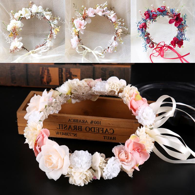 Headpieces Flower Floral Girl Crown Wedding Boho Headpiece Headband Hair Wreath Headdress Bohemian Beach Wear Holiday Accessories
Headpieces Flower Floral Girl Crown Wedding Boho Headpiece Headband Hair Wreath Headdress Bohemian Beach Wear Holiday Accessories