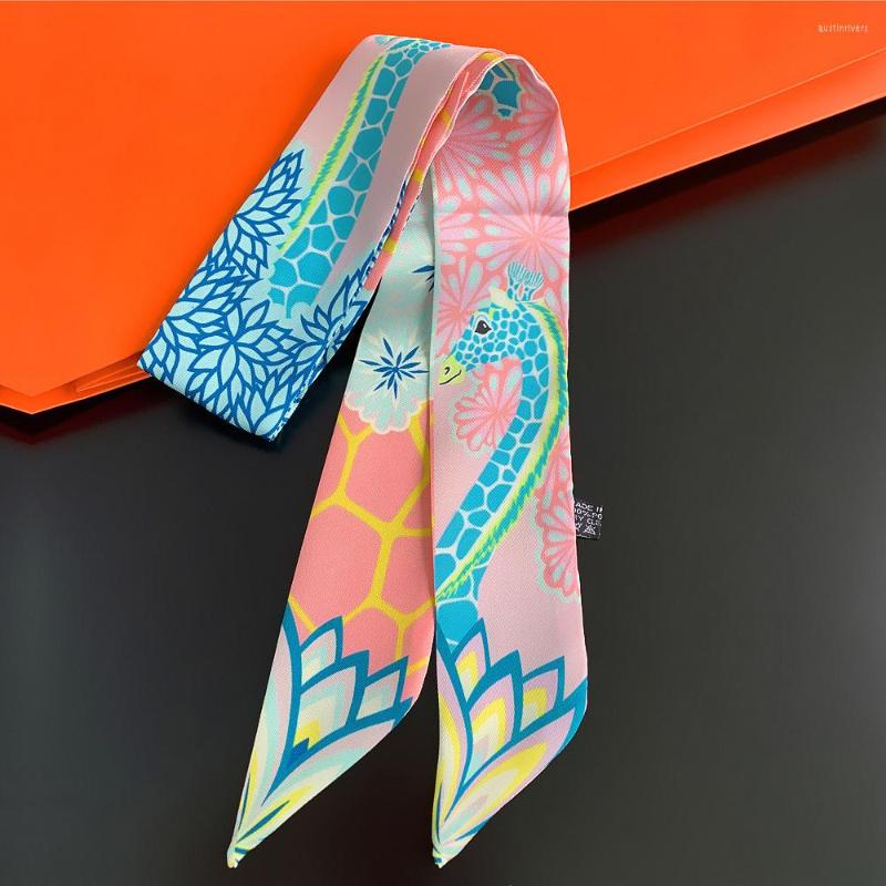 Scarves Design Silk Scarf For Women Small Long Skinny Woman Fashion Stripe Print Handle Bag Accessories Ribbon
Scarves Design Silk Scarf For Women Small Long Skinny Woman Fashion Stripe Print Handle Bag Accessories Ribbon