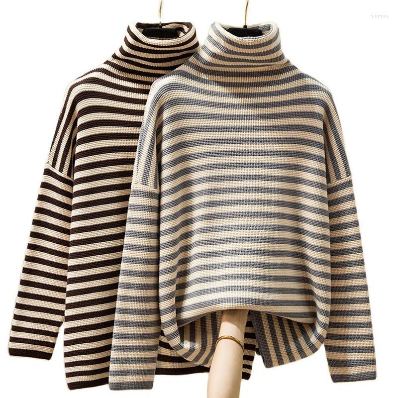 Women's Sweaters Striped Turtleneck Thick Korean Style Fashion Pullovers For Autumn Women'S Clothing Ladies 2022
Women's Sweaters Striped Turtleneck Thick Korean Style Fashion Pullovers For Autumn Women'S Clothing Ladies 2022