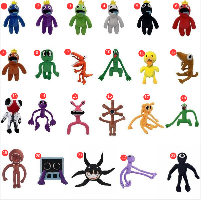 2022 Stuffed Animals Plush Dolls 23 Styles Cute Rainbow Friends Plush Toy Action Figure Children's Doll, As shown
2022 Stuffed Animals Plush Dolls 23 Styles Cute Rainbow Friends Plush Toy Action Figure Children's Doll, As shown