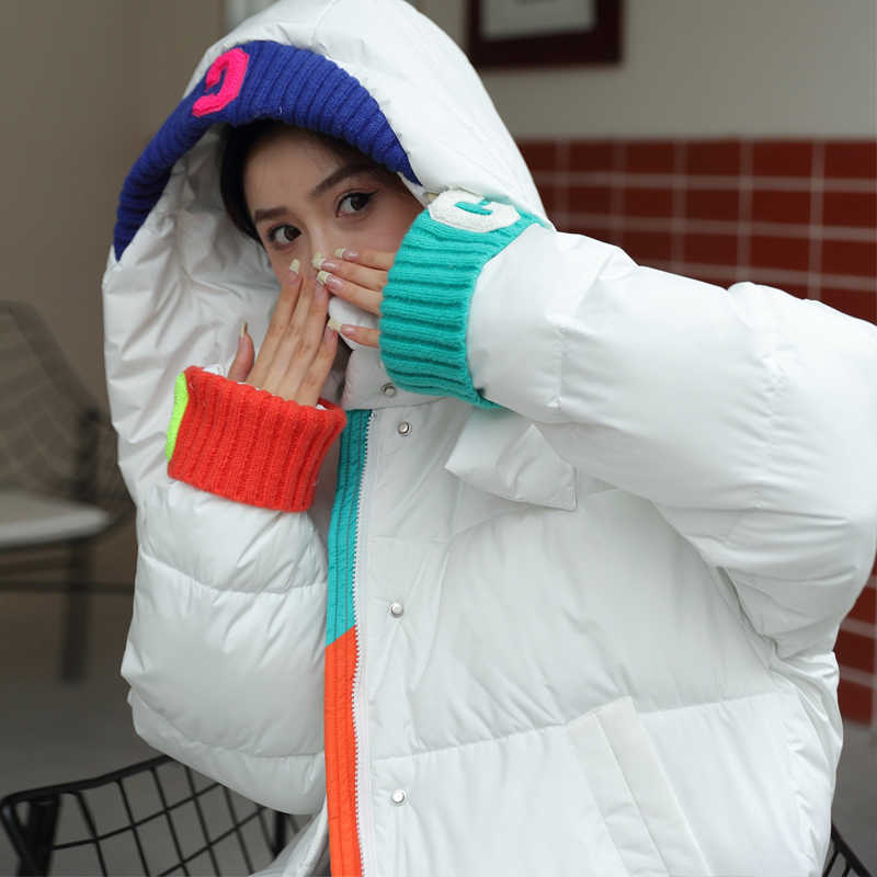 Women's Down Parkas Women Parkas Padded Hooded Jacket Casacos De Inverno Feminino 2022 Winter Contrast Color Stitching Warm Oversized Cotton Coats T221011, Grey
Women's Down Parkas Women Parkas Padded Hooded Jacket Casacos De Inverno Feminino 2022 Winter Contrast Color Stitching Warm Oversized Cotton Coats T221011, Grey