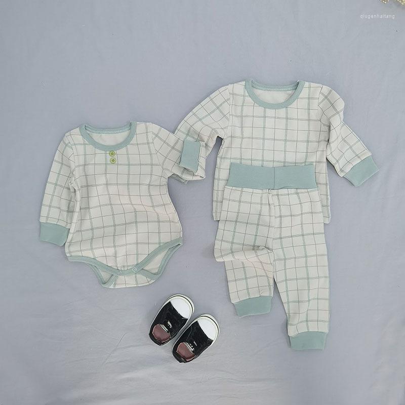 Clothing Sets Baby Simple Plaid Set Girl Soft Pullover Tops And Patchwork Cotton Pants 2pc Homewear Keep Warm Suit Boy Casual Bodysuit, Blue bodysuit
Clothing Sets Baby Simple Plaid Set Girl Soft Pullover Tops And Patchwork Cotton Pants 2pc Homewear Keep Warm Suit Boy Casual Bodysuit, Blue bodysuit