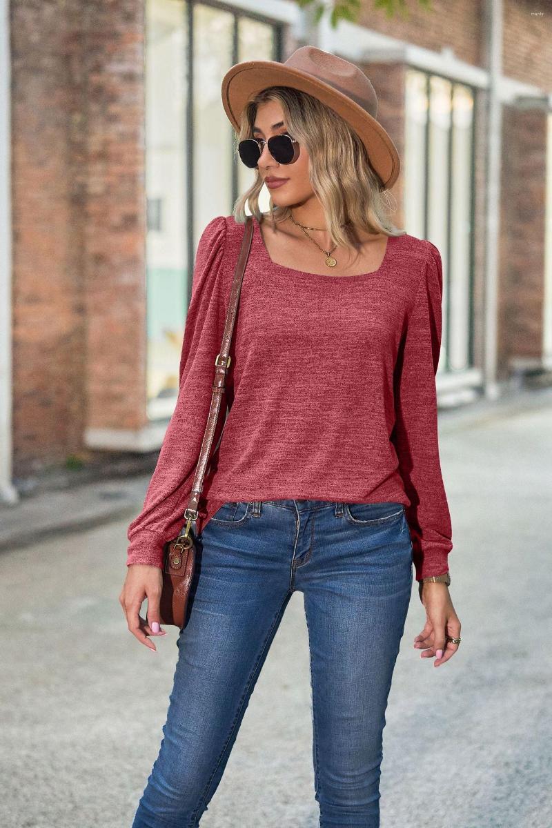 Women' T Shirts Autumn 2022 Ladies Long Puff Sleeve Tee Tops Oversized Casual Loose Square Collar Blouses Solid Color T-shirts For Women, Black
Women' T Shirts Autumn 2022 Ladies Long Puff Sleeve Tee Tops Oversized Casual Loose Square Collar Blouses Solid Color T-shirts For Women, Black