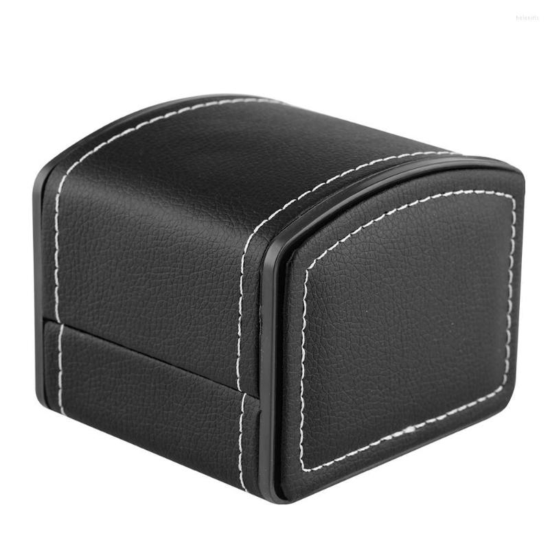 Watch Boxes High-Grade PU Leather Box Arc Shape Rectangle Case Flip Present Black Gift For Men Women Watches Drop
Watch Boxes High-Grade PU Leather Box Arc Shape Rectangle Case Flip Present Black Gift For Men Women Watches Drop