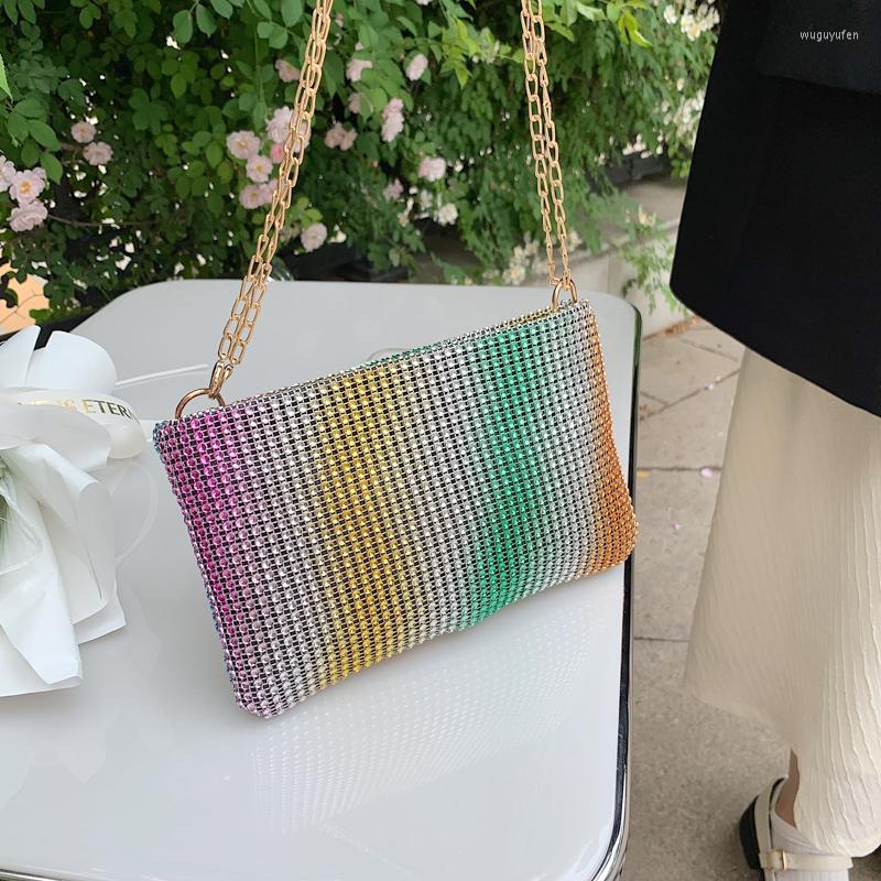 Evening Bags Fashion Women Crossbody Mini Diamonds Zipper Metal Chains Soft Luxury Casual Portable Female Bag For Purses Bolsa, Black
Evening Bags Fashion Women Crossbody Mini Diamonds Zipper Metal Chains Soft Luxury Casual Portable Female Bag For Purses Bolsa, Black