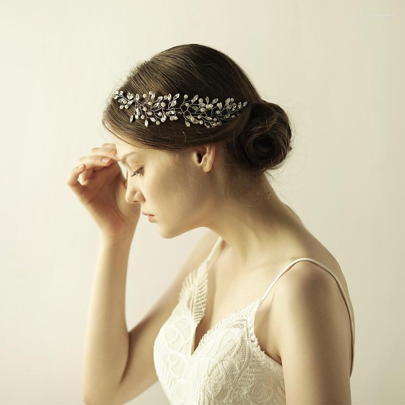 Headpieces Elegant Handmade Wedding Bridal Headpiece Shiny Alloy Pearl Rhinestone Marriage Bride Headband Women Perform Pageant TiaraHeadpie
Headpieces Elegant Handmade Wedding Bridal Headpiece Shiny Alloy Pearl Rhinestone Marriage Bride Headband Women Perform Pageant TiaraHeadpie