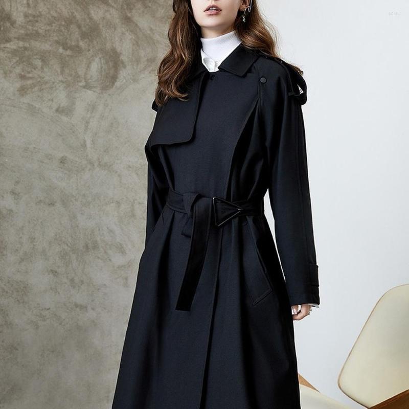 Women' Trench Coats High Quality 2023 Waist Long Coat Over The Knee Women For Jackets Tops, Khaki
Women' Trench Coats High Quality 2023 Waist Long Coat Over The Knee Women For Jackets Tops, Khaki