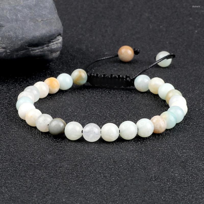 Strand Natural Stone Bracelet 6mm Amazonite Chakra Energy Beads Bangles For Women Men Yoga Stretch Bracelets Handmade Healing Jewelry
Strand Natural Stone Bracelet 6mm Amazonite Chakra Energy Beads Bangles For Women Men Yoga Stretch Bracelets Handmade Healing Jewelry