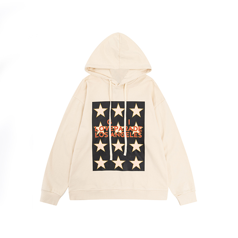 Fashion Brand Designer Mens Hoodie Star Pattern Print Long Sleeve Sweater Luxury Pullover Round Neck Loose Top Black Apricot
Fashion Brand Designer Mens Hoodie Star Pattern Print Long Sleeve Sweater Luxury Pullover Round Neck Loose Top Black Apricot