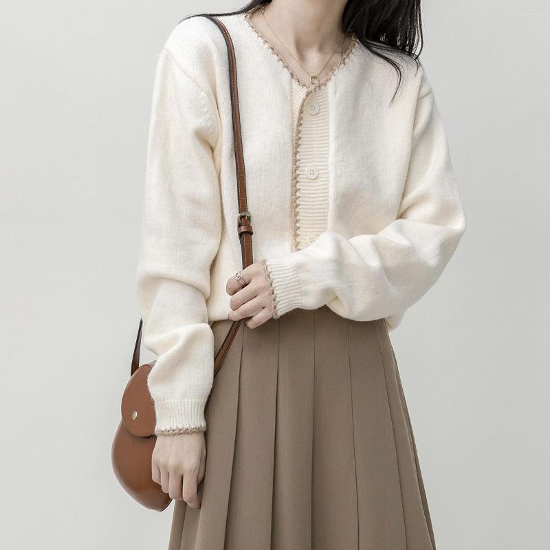 Women's Knits 2022 Spring Loose Knitted Cardigan Sweater With Button Fashion Casual Long Sleeve Knitwear Coats Women Chic Top, Burgundy
Women's Knits 2022 Spring Loose Knitted Cardigan Sweater With Button Fashion Casual Long Sleeve Knitwear Coats Women Chic Top, Burgundy
