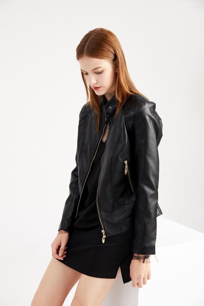 Women's Leather Women's Jacket Stand Collar PU Top Warm Coat 2022 Spring Autumn S-XXXXL, Beige
Women's Leather Women's Jacket Stand Collar PU Top Warm Coat 2022 Spring Autumn S-XXXXL, Beige