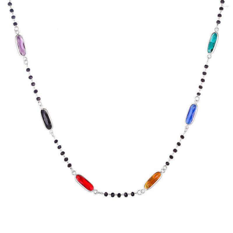 Choker Vintage Bohemia Colorfully Necklace Black Crystal Beads Mix Color Adjustable Stone Wedding Party Fashion Female Jewelry
Choker Vintage Bohemia Colorfully Necklace Black Crystal Beads Mix Color Adjustable Stone Wedding Party Fashion Female Jewelry