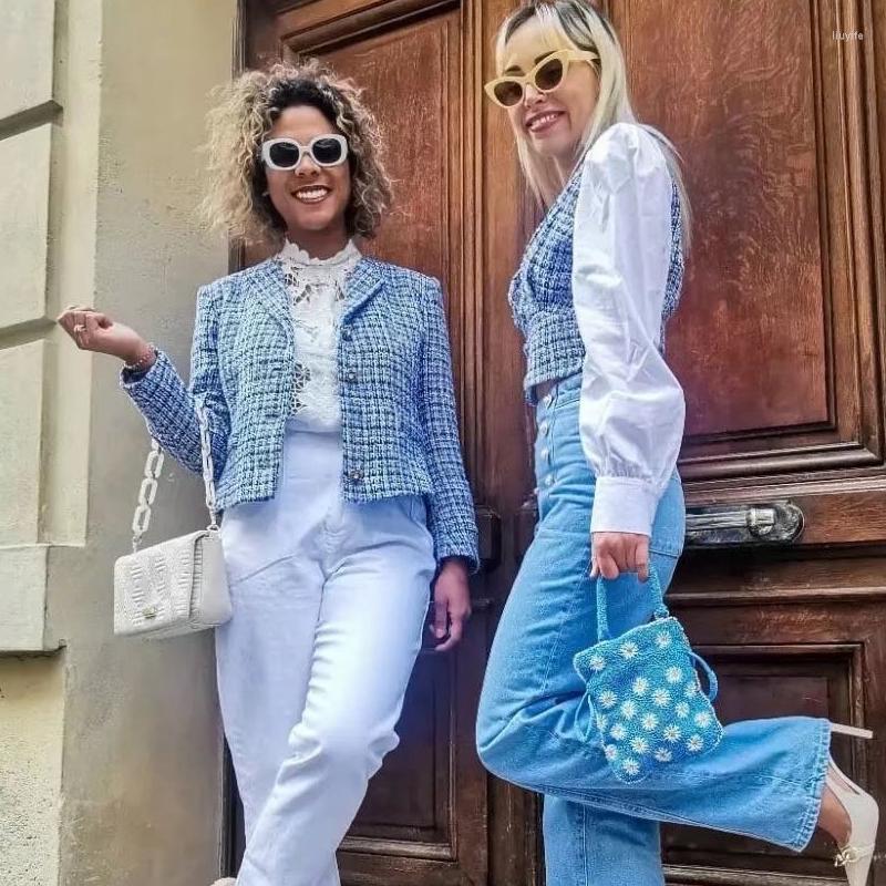 Women's Jackets Ardm Fashion Long Sleeve Notched Collar Jewel Buttons Spring Blazer Women 2022 Casual Office Ladies Tweed Outerwear Cropped, Sky blue
Women's Jackets Ardm Fashion Long Sleeve Notched Collar Jewel Buttons Spring Blazer Women 2022 Casual Office Ladies Tweed Outerwear Cropped, Sky blue