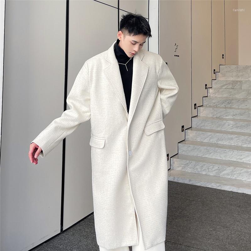 Men's Wool Men Bright Silk Rregular Design Long Trench Coat Korean Streetwear Fashion Loose Casual Vintage Trenchcoat Jacket Outerwear, 6183 white
Men's Wool Men Bright Silk Rregular Design Long Trench Coat Korean Streetwear Fashion Loose Casual Vintage Trenchcoat Jacket Outerwear, 6183 white