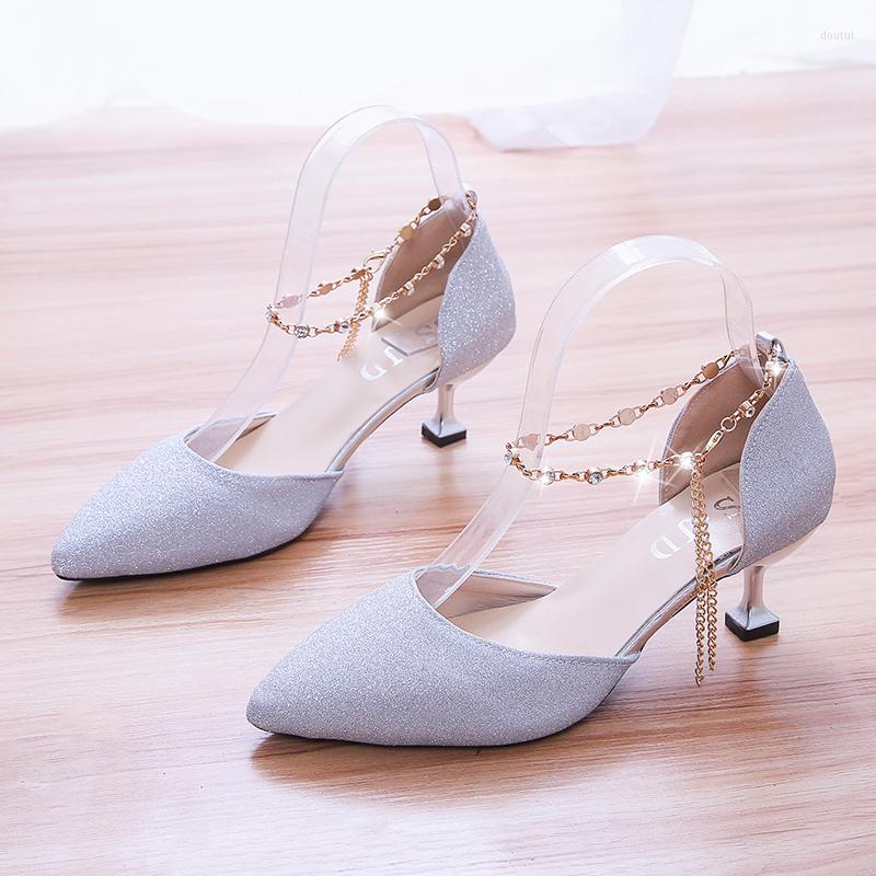 Dress Shoes Summer Pointed Party Low Heel Woman Sexy Black Pink Heels White Bridal Sandalha Feminina 
Dress Shoes Summer Pointed Party Low Heel Woman Sexy Black Pink Heels White Bridal Sandalha Feminina