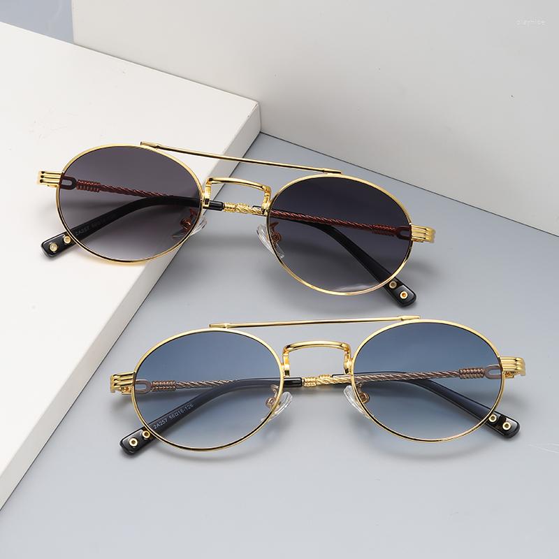 Sunglasses JackJad 2022 Fashion Oval Metal SteamPunk Style Double Beams Color Mirror Brand Design Sun Glasses 3257
Sunglasses JackJad 2022 Fashion Oval Metal SteamPunk Style Double Beams Color Mirror Brand Design Sun Glasses 3257