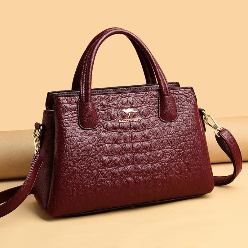 Evening Bags Vintage Large Capacity Totes High Quality Leather Messenger Bag Handbags Crocodile Pattern Women Shoulder, Black
Evening Bags Vintage Large Capacity Totes High Quality Leather Messenger Bag Handbags Crocodile Pattern Women Shoulder, Black