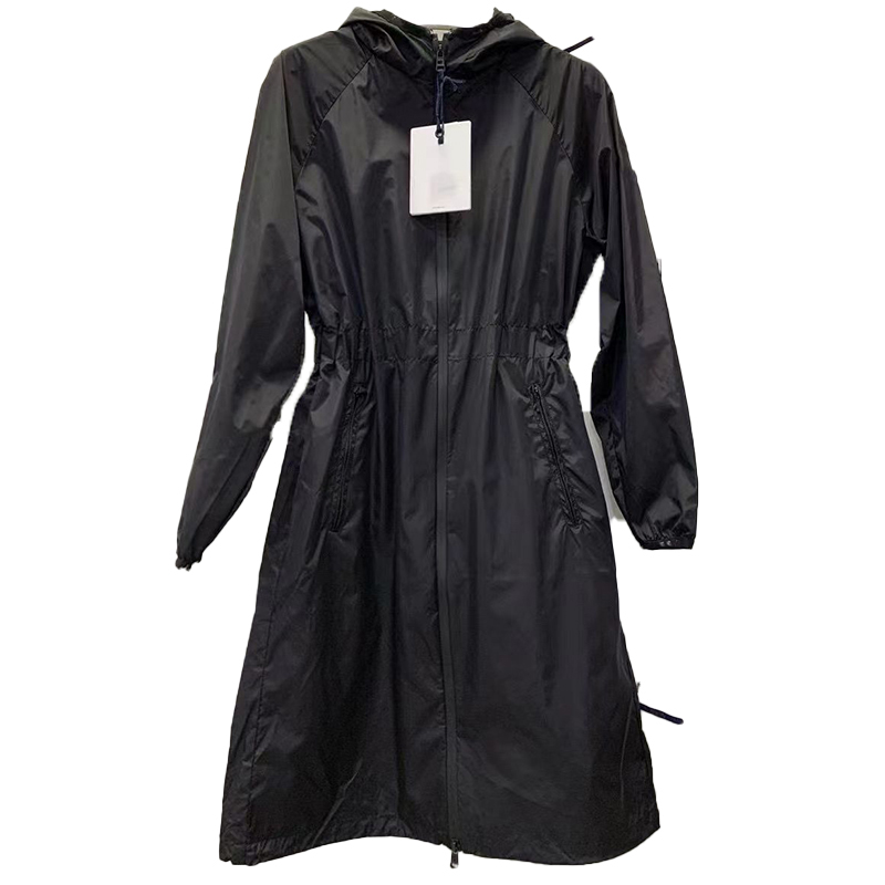 Designer Womens Trench Coats Medium Long Coat Cap Printed Along the Cuffs Waist Slim Sunscreen Embroidered Badge Casual Lightweight, Black
Designer Womens Trench Coats Medium Long Coat Cap Printed Along the Cuffs Waist Slim Sunscreen Embroidered Badge Casual Lightweight, Black