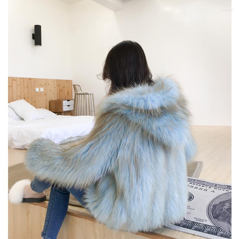 Women's Fur Fashion Woven Coat Short Hooded Natural Red Knitted Long Sleeve Jacket 2022 Winter, As the picture
Women's Fur Fashion Woven Coat Short Hooded Natural Red Knitted Long Sleeve Jacket 2022 Winter, As the picture