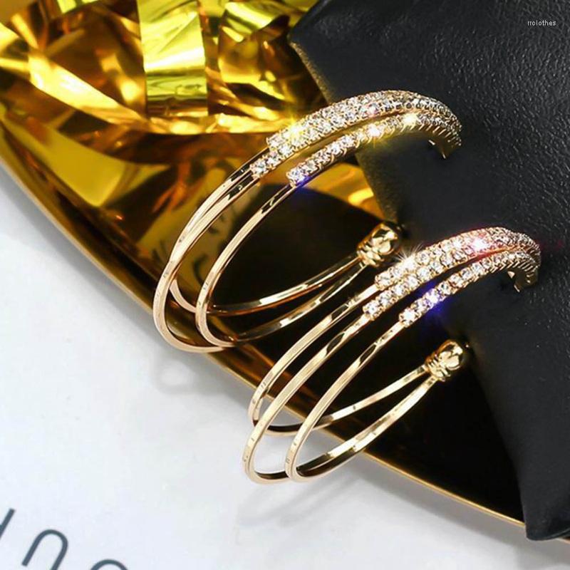 Hoop Earrings Trendy Zircon Crystal Round For Women Jewelry Fashion Statement Accessories
Hoop Earrings Trendy Zircon Crystal Round For Women Jewelry Fashion Statement Accessories