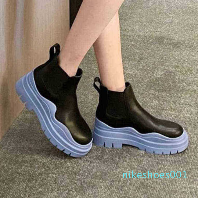 Boots 2022 New Fashion Color Matching Ankle Boots Versatile Sandals Lady Platform Shoes 220401, Blue ground
Boots 2022 New Fashion Color Matching Ankle Boots Versatile Sandals Lady Platform Shoes 220401, Blue ground