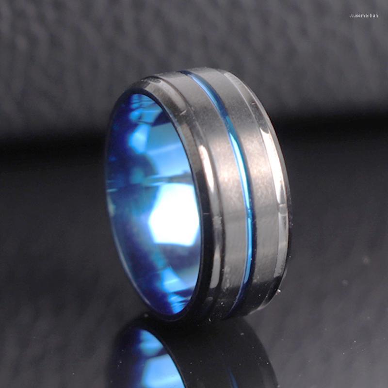 Wedding Rings Fashion Simple 8mm Stainless Stee Ring Trendy Men Accessories Jewelry For Male Valentine's Day Gift Classic Charm
Wedding Rings Fashion Simple 8mm Stainless Stee Ring Trendy Men Accessories Jewelry For Male Valentine's Day Gift Classic Charm
